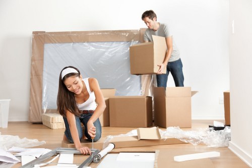 Local removal van service helping with a Brixton move