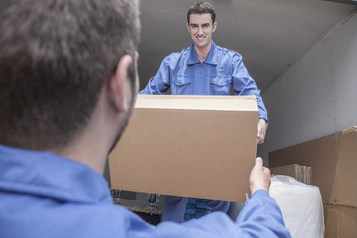 Brixton removals team preparing a home move