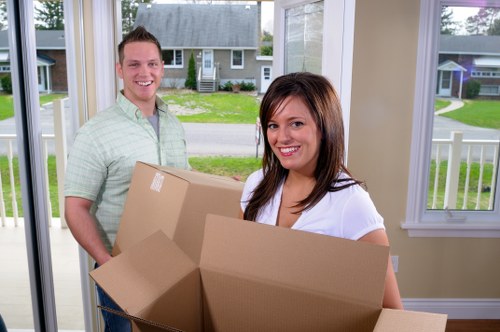 Office removal van arranged for a Brixton business move