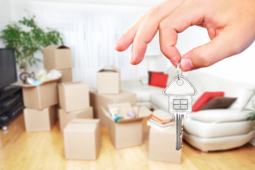 Packing office furniture and equipment for a local relocation