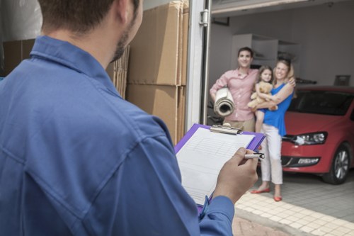 Man and van service loading furniture in Brixton