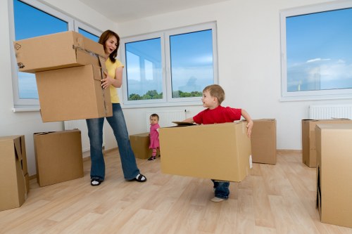 Careful loading and planning for a Brixton home move